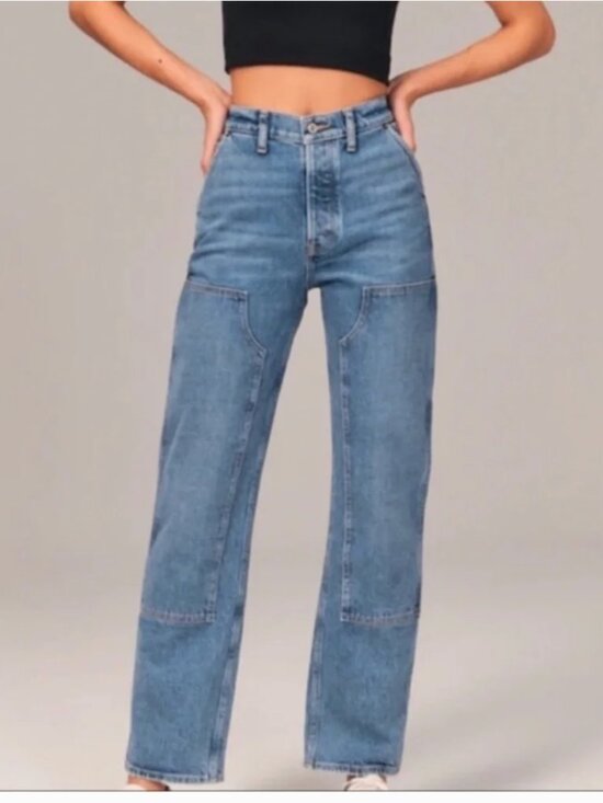 Abercrombie & Fitch Denim - Dad Jeans - Carpenter Style Abercrombie & Fitch